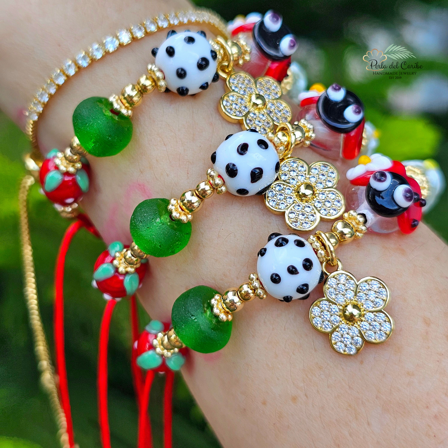 Ladybug Margarita Adjustable Bracelet
