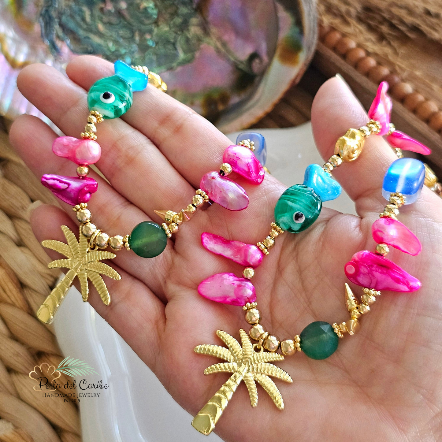 Palma Dorada Pearl Necklace