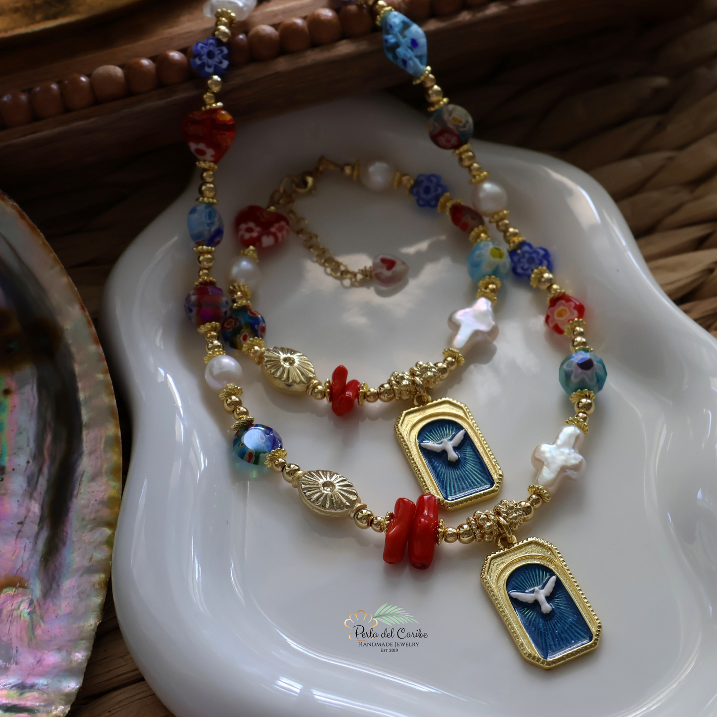Espíritu Santo Millefiori Bracelet