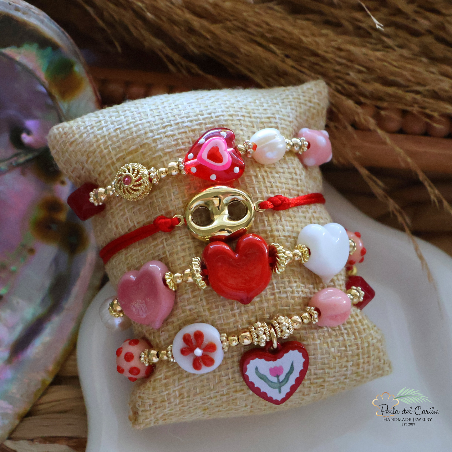 Candy Heart Cord Bracelet