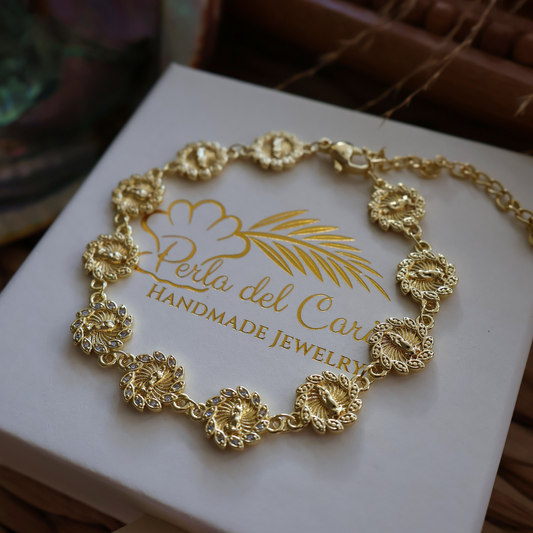 Guadalupe/Cross Bracelet