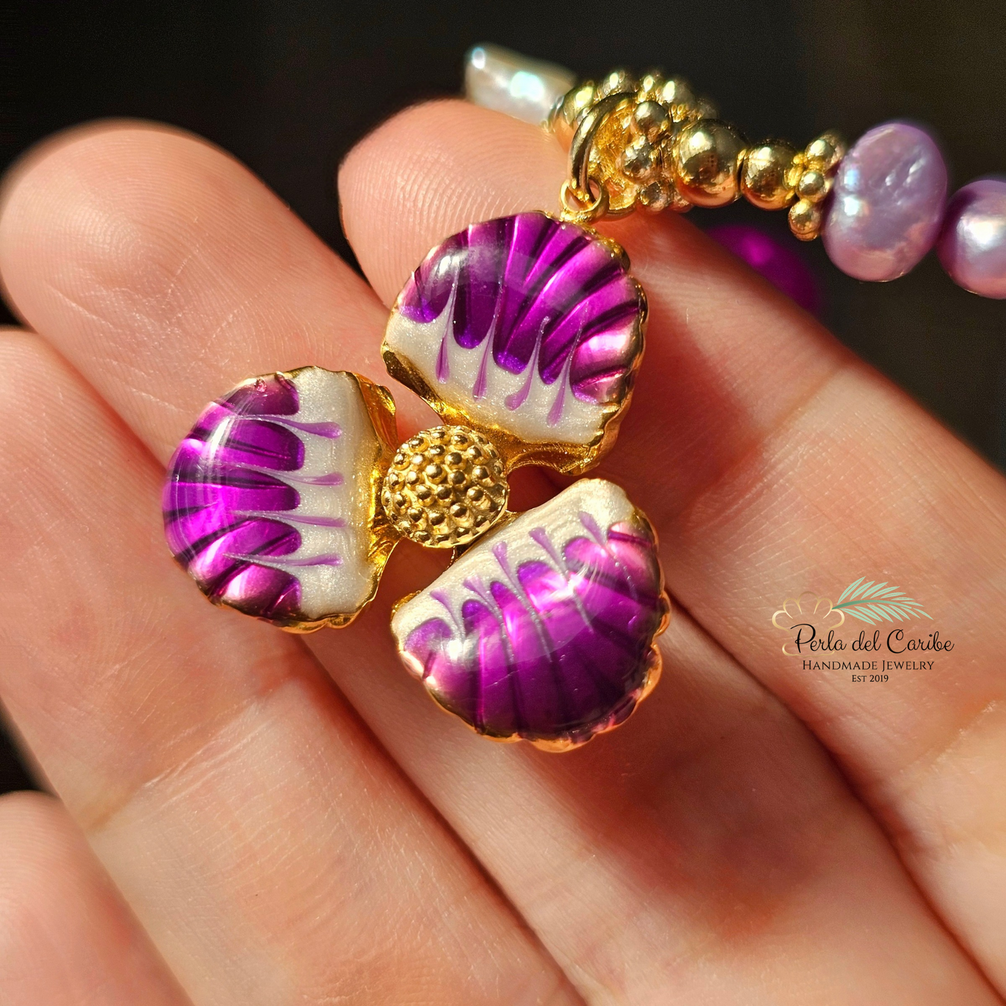 Velvet Orchid Necklace