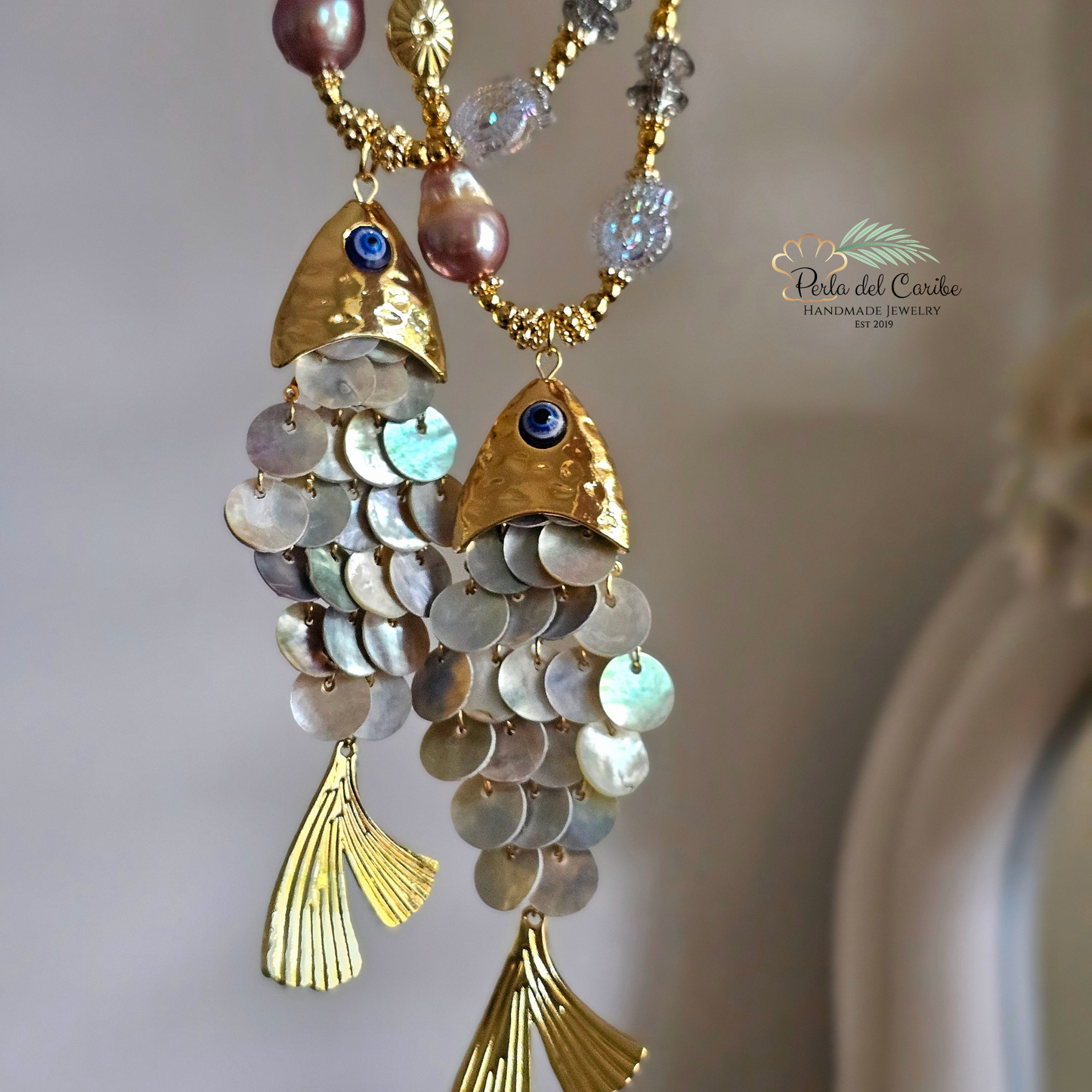 Dorado Fish Statement Necklace