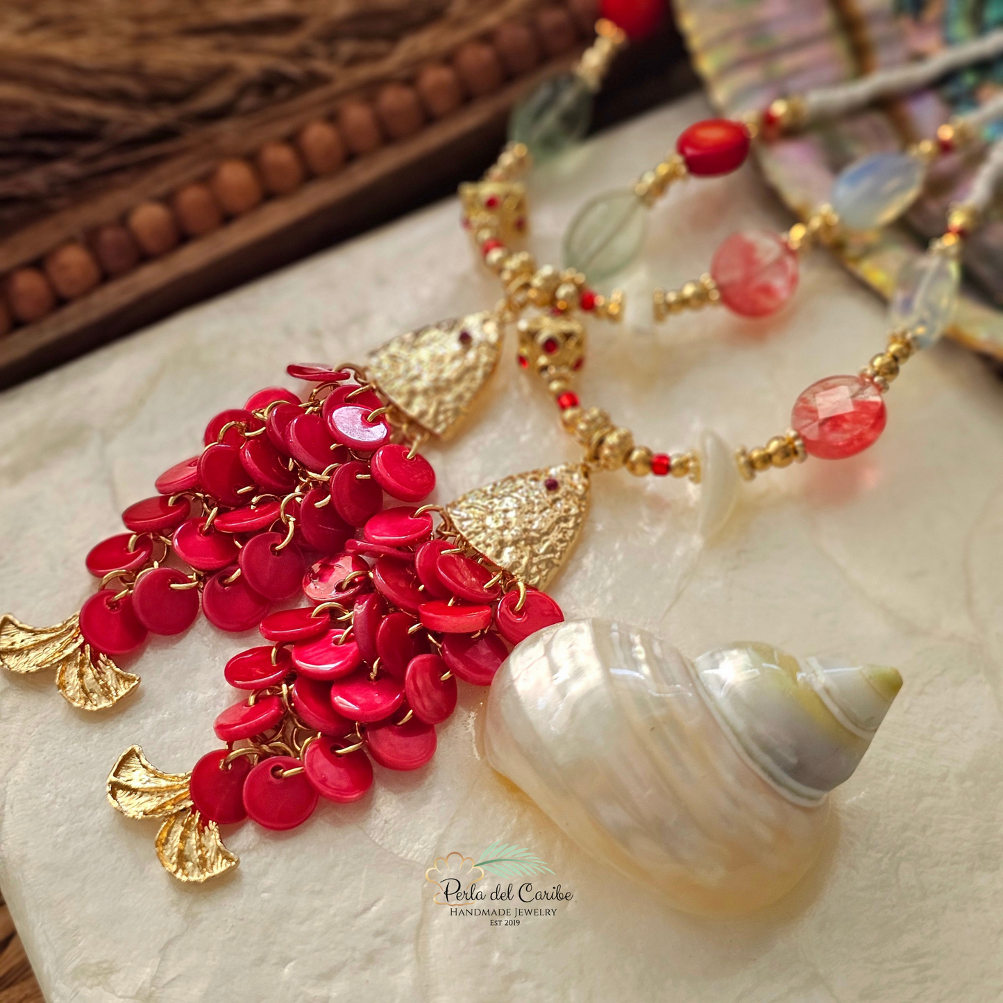 Ruby Fish Necklace