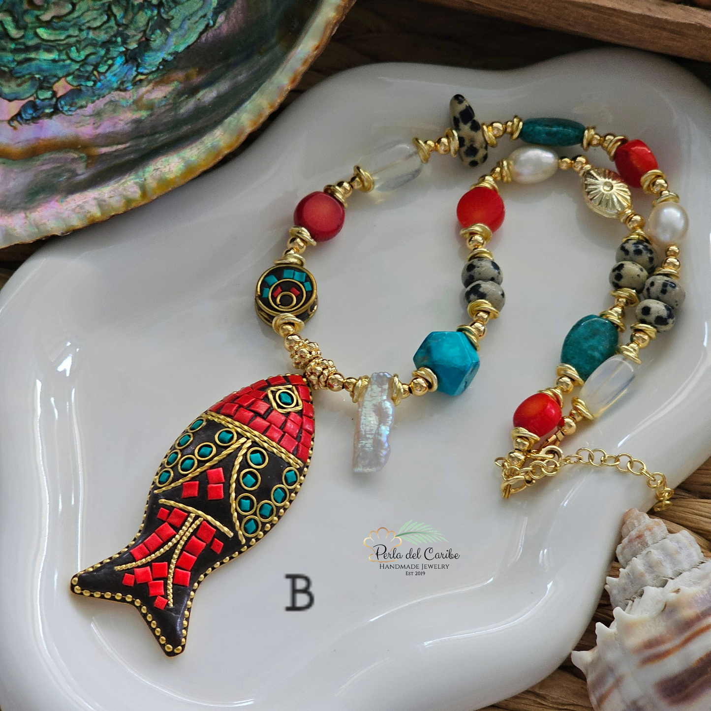 Indonesian Fish Necklace