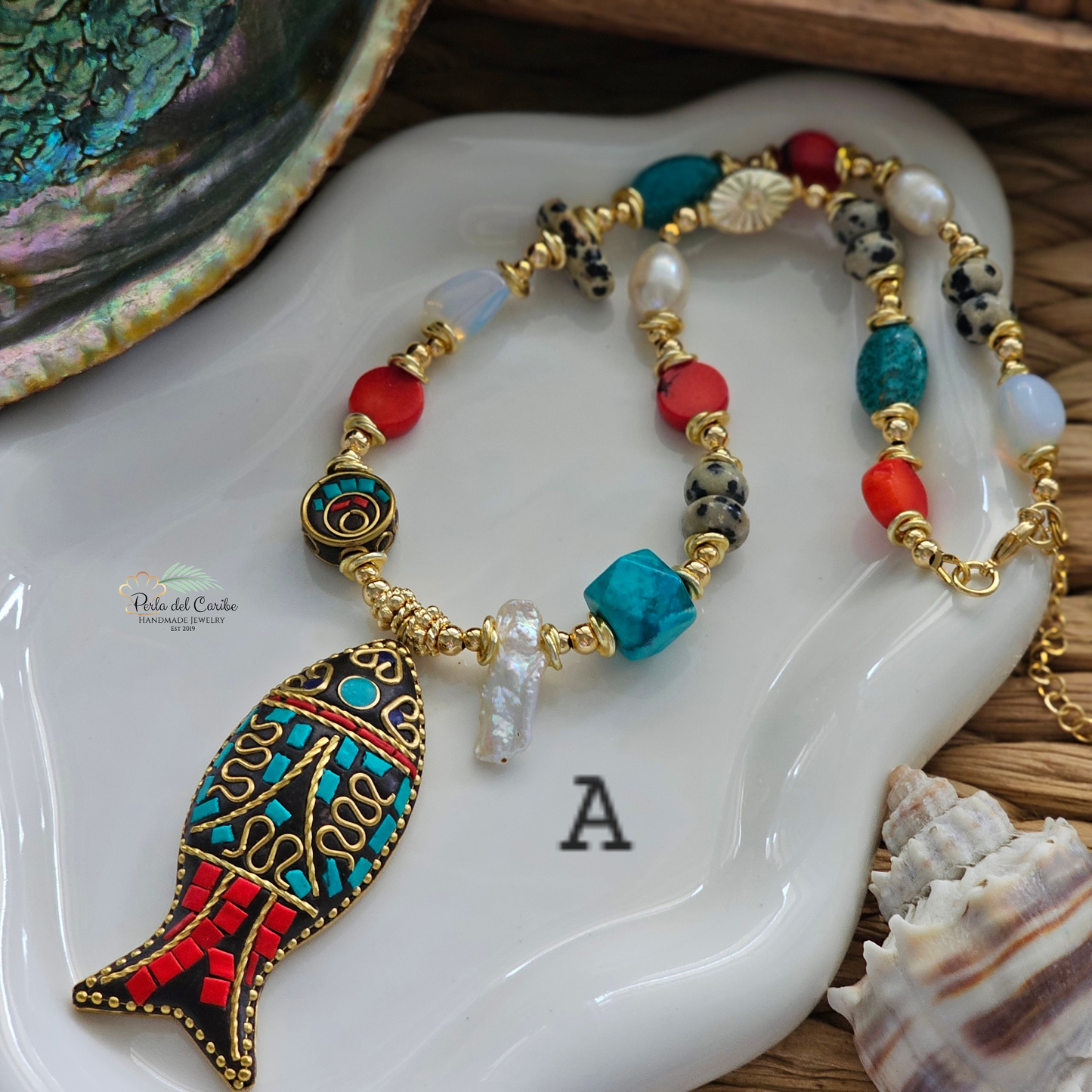 Indonesian Fish Necklace