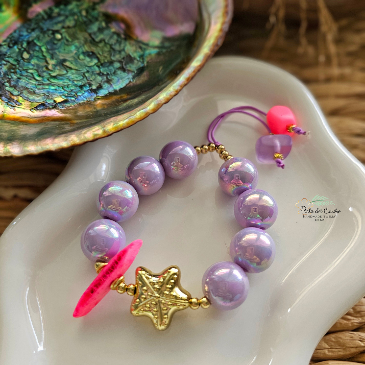 Bubble Gum Elastic Bracelet