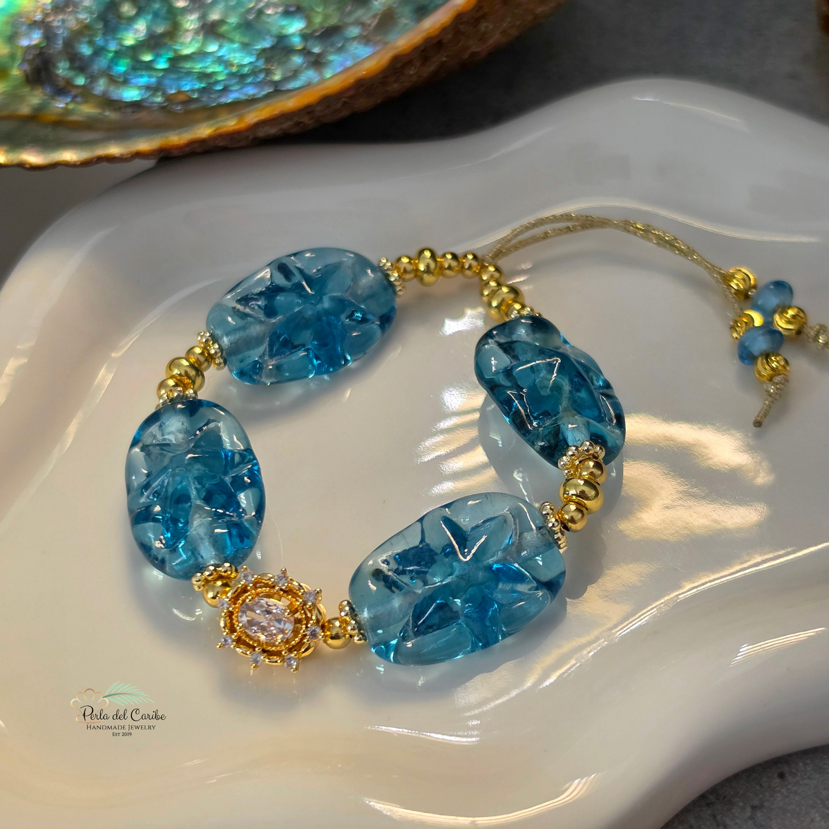 Sea, Sand & Sky Elastic Bracelet