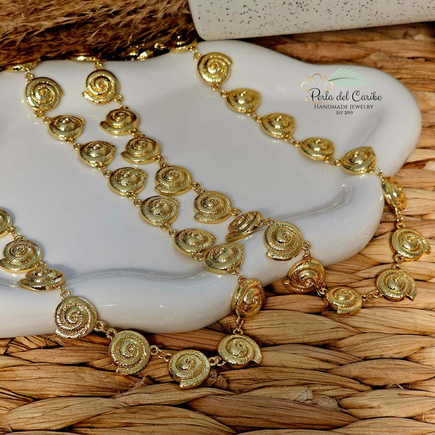 Snail / Lariat Necklace