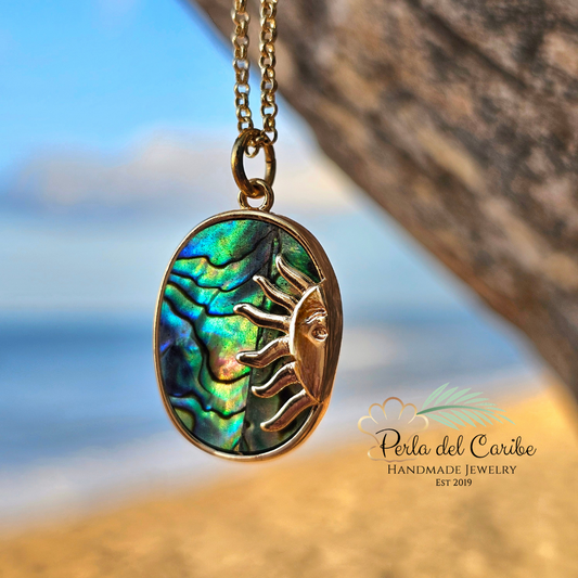 Abalone Sun Pendant