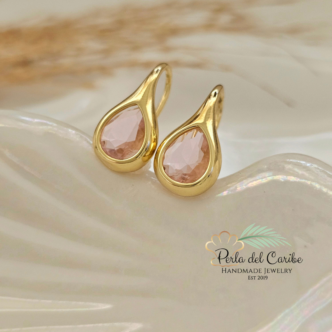 Colored Zirconia Mini Drop Studs