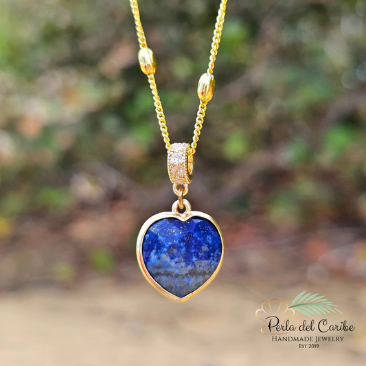 Lapis Lazuli Heart Pendant