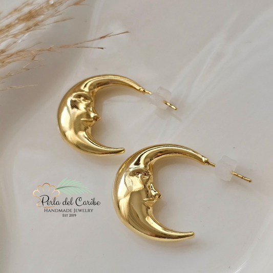 Face of the Moon Earrings