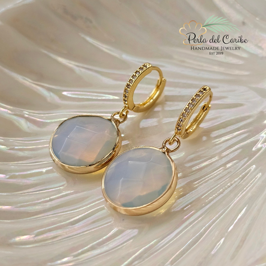 Opal Dangle Earrings