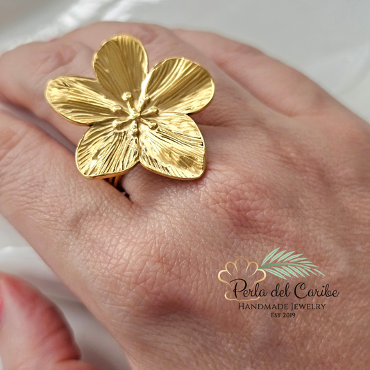 Gold Flower Ring