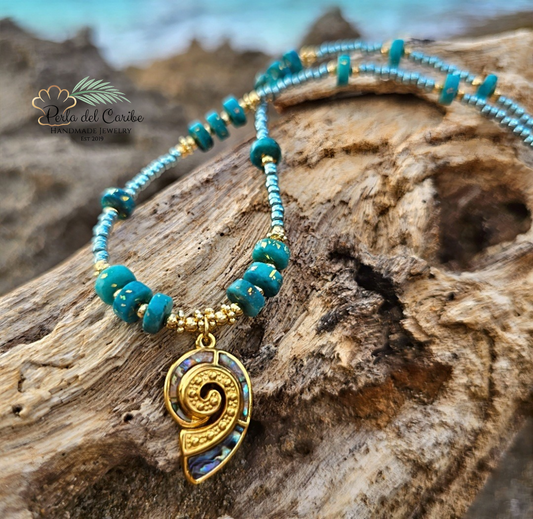Oceano Snail Necklace