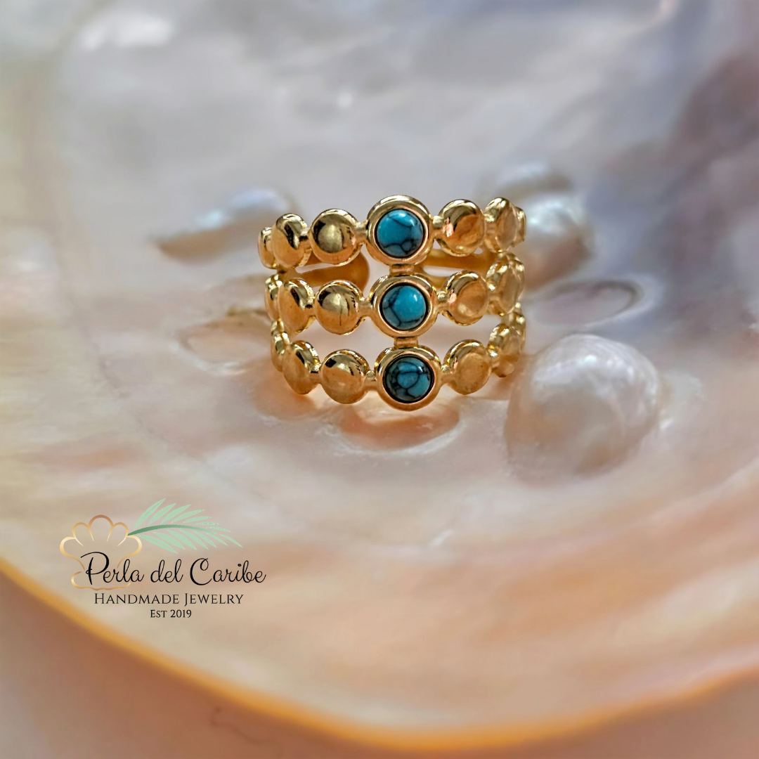 Turquoise Triple Ring