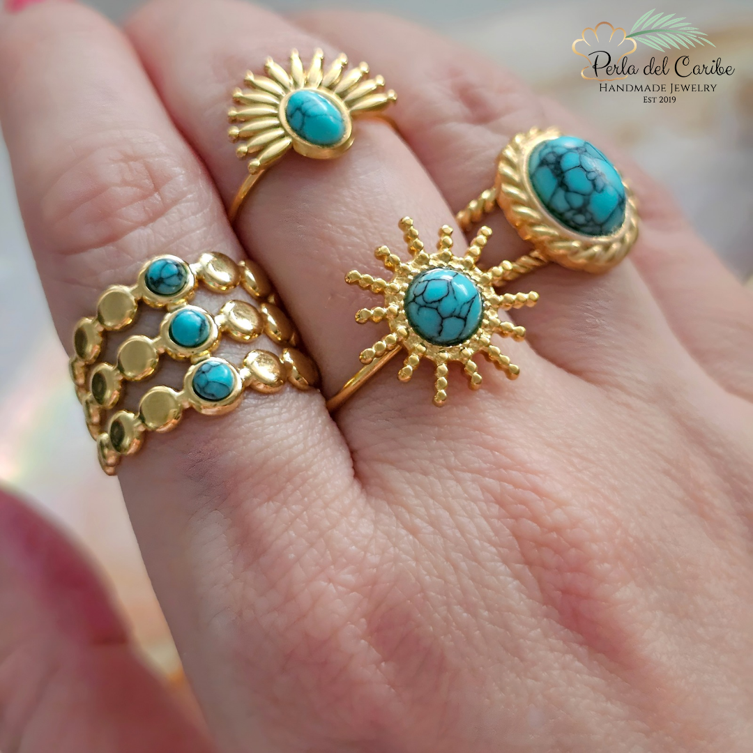 Turquoise Sun Ring