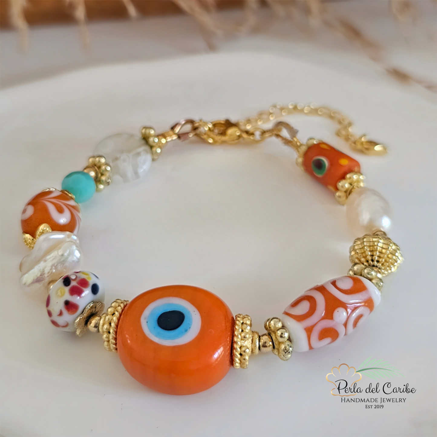 Murano Autumn Bracelet