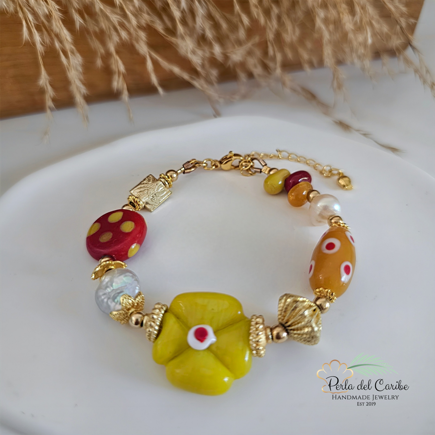 Murano Autumn Bracelet