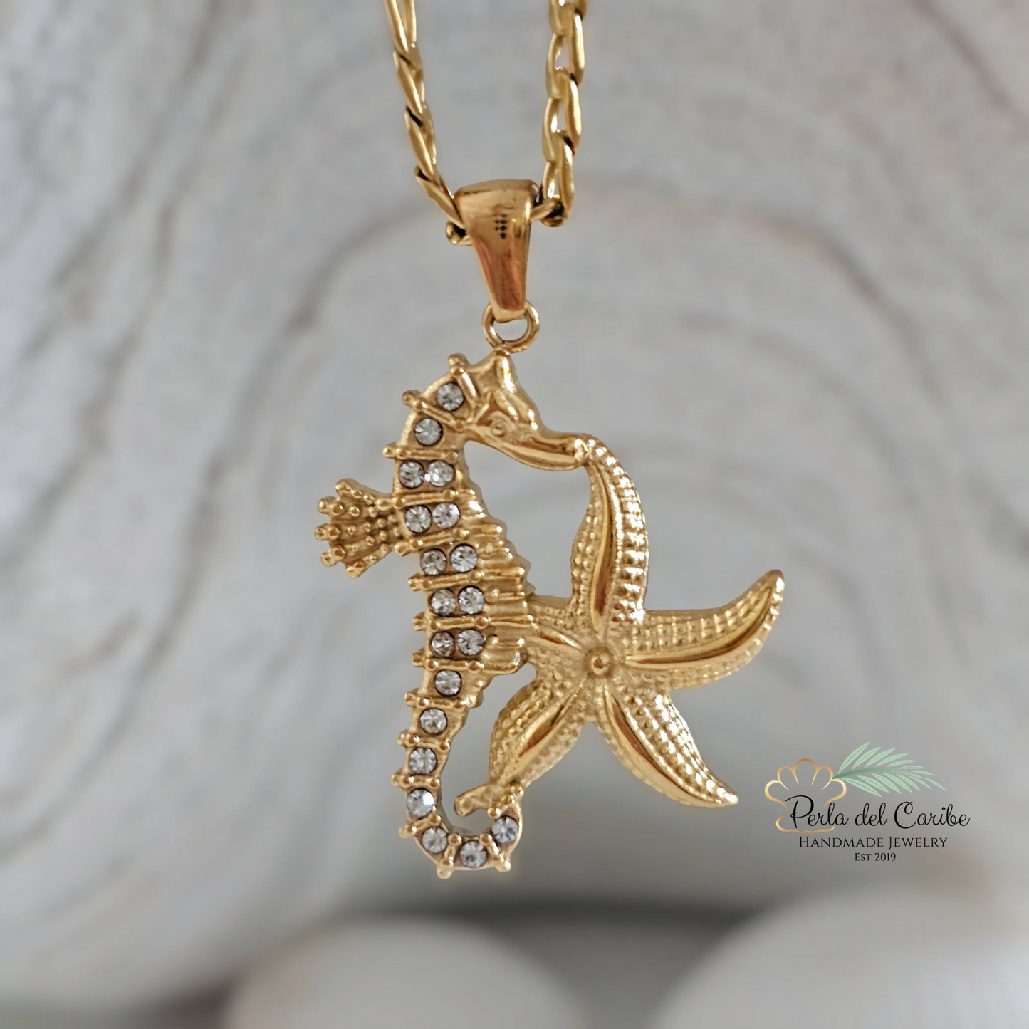 Seahorse & Starfish Chain