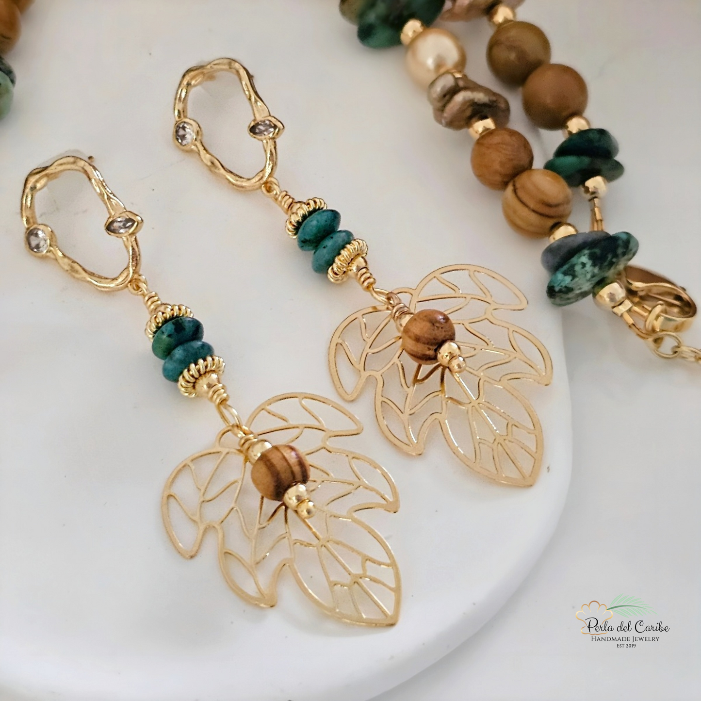 Golden Autumn Earrings