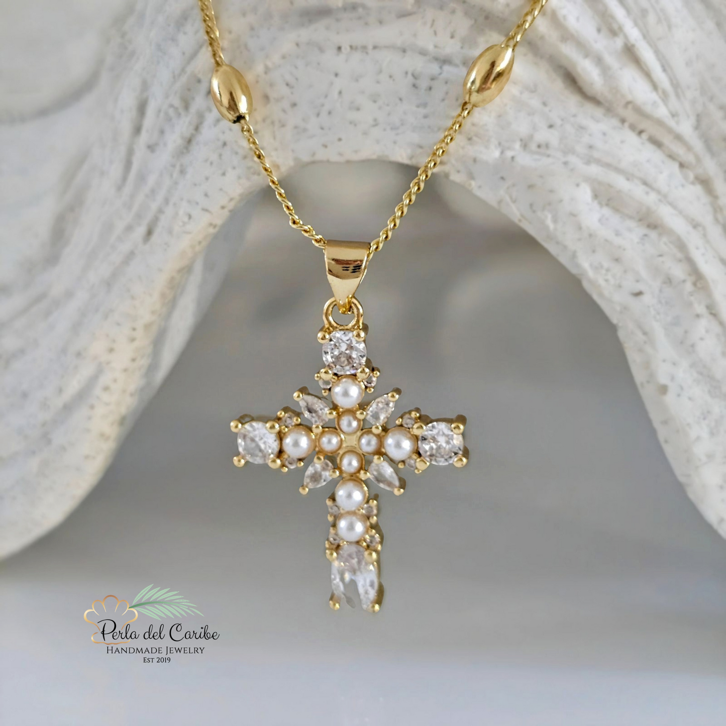 Zirconia Cross Chain