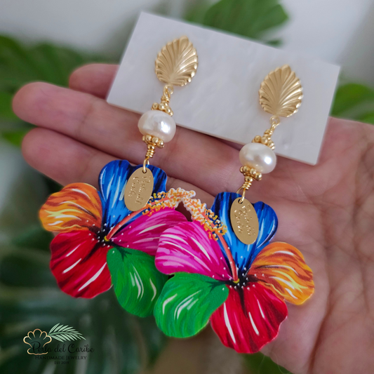 Flor de Maga Multicolor Earrings