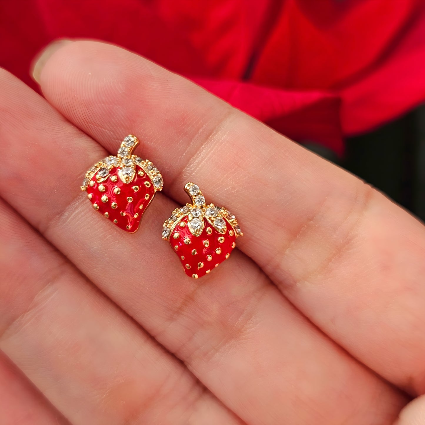 Strawberry Shortcake Studs