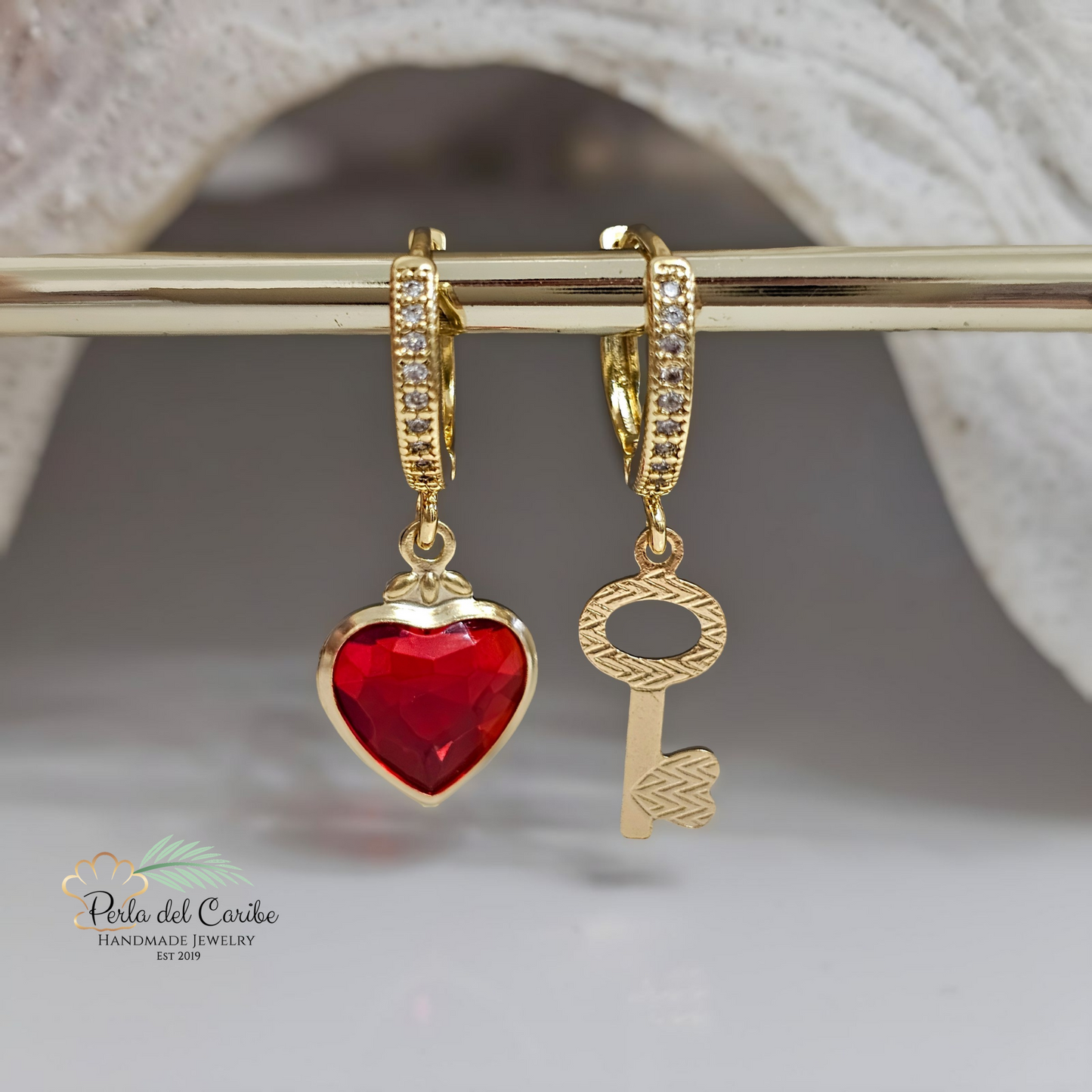 Key to My Heart Earrings