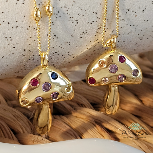 Mushroom Pendant Chain