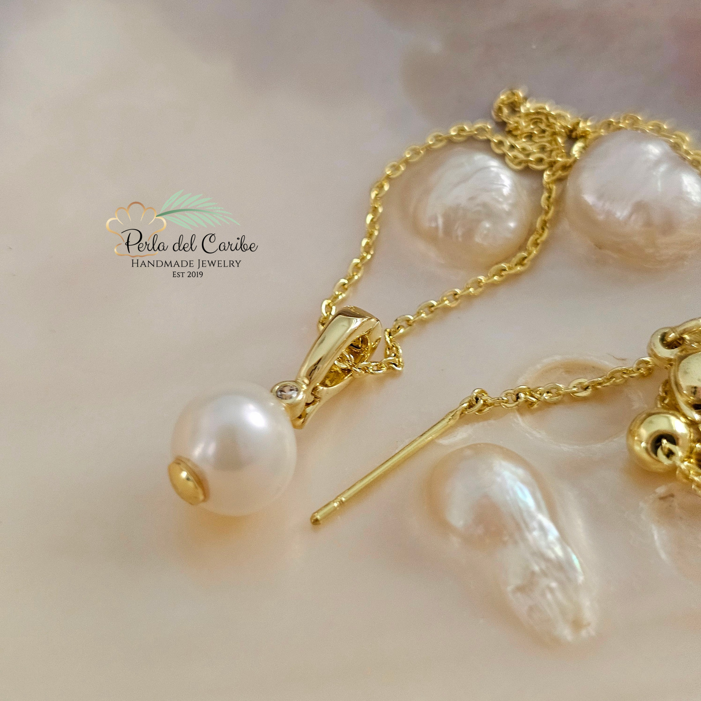 Single Pearl Adjustable Chain