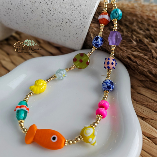 Murano Fish Choker