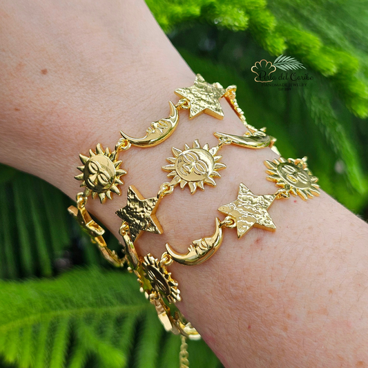 Sun Moon & Star Bracelet