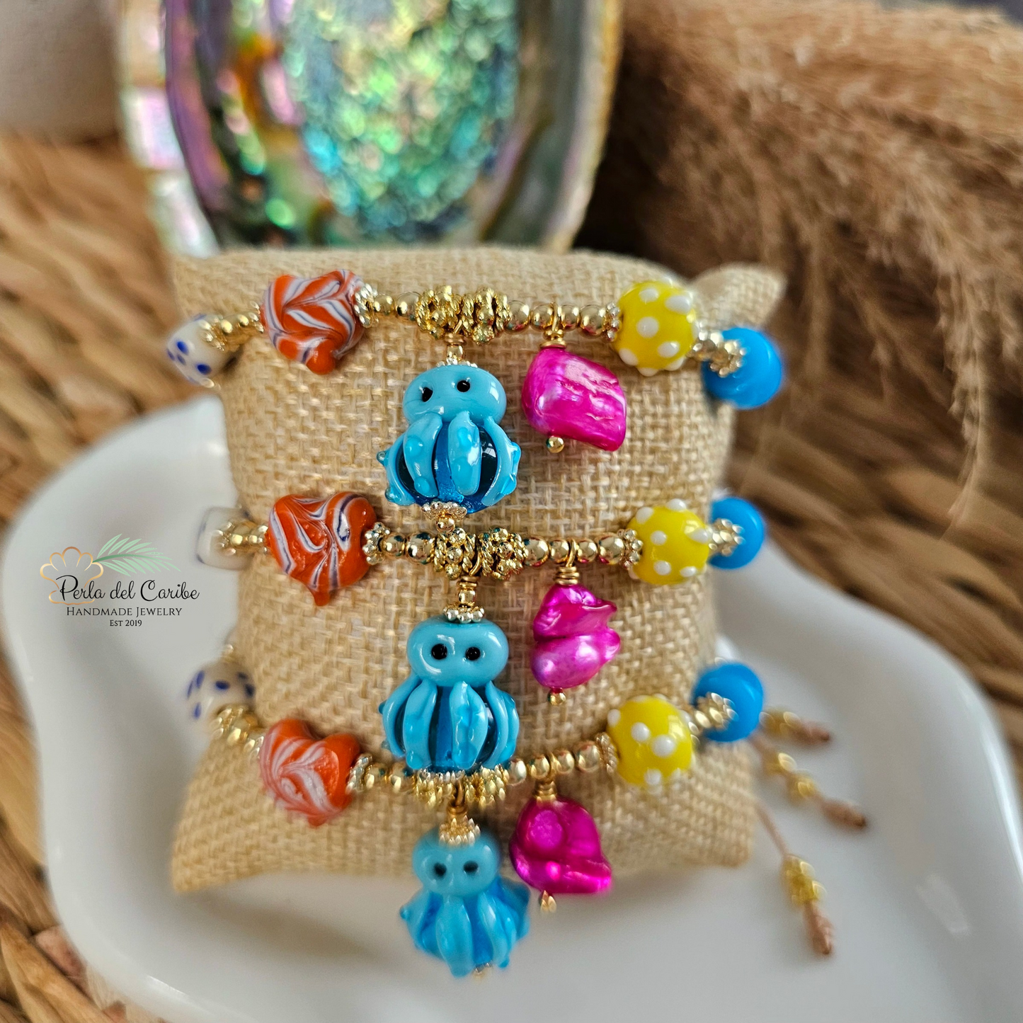 Pulpito Azul Adjustable Bracelet