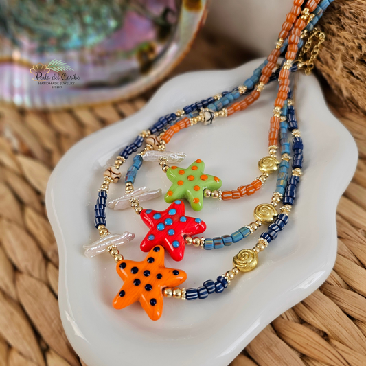 Murano Star Necklace