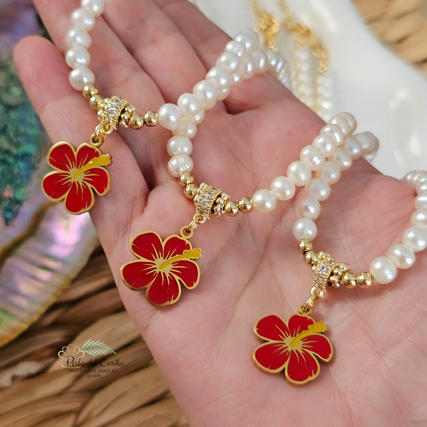 Flor de Maga Pearl Necklace