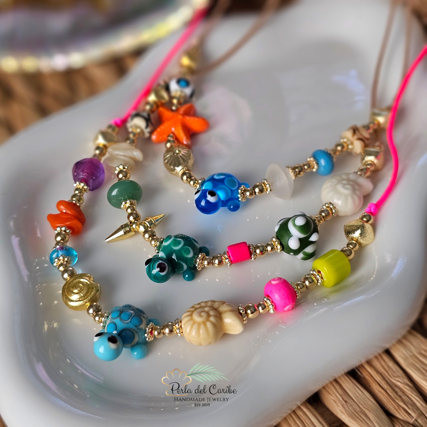 Turtle Cord Adjustable Necklace