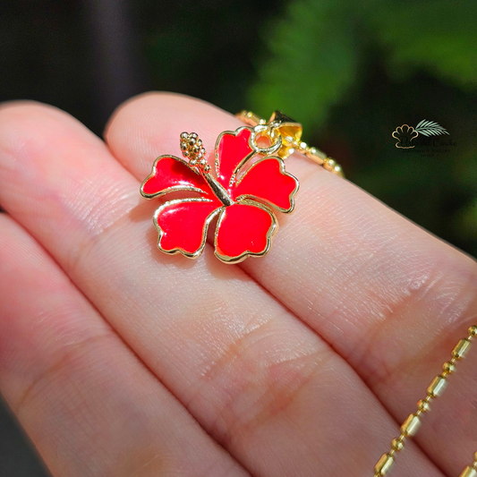 Red Hibiscus Chain