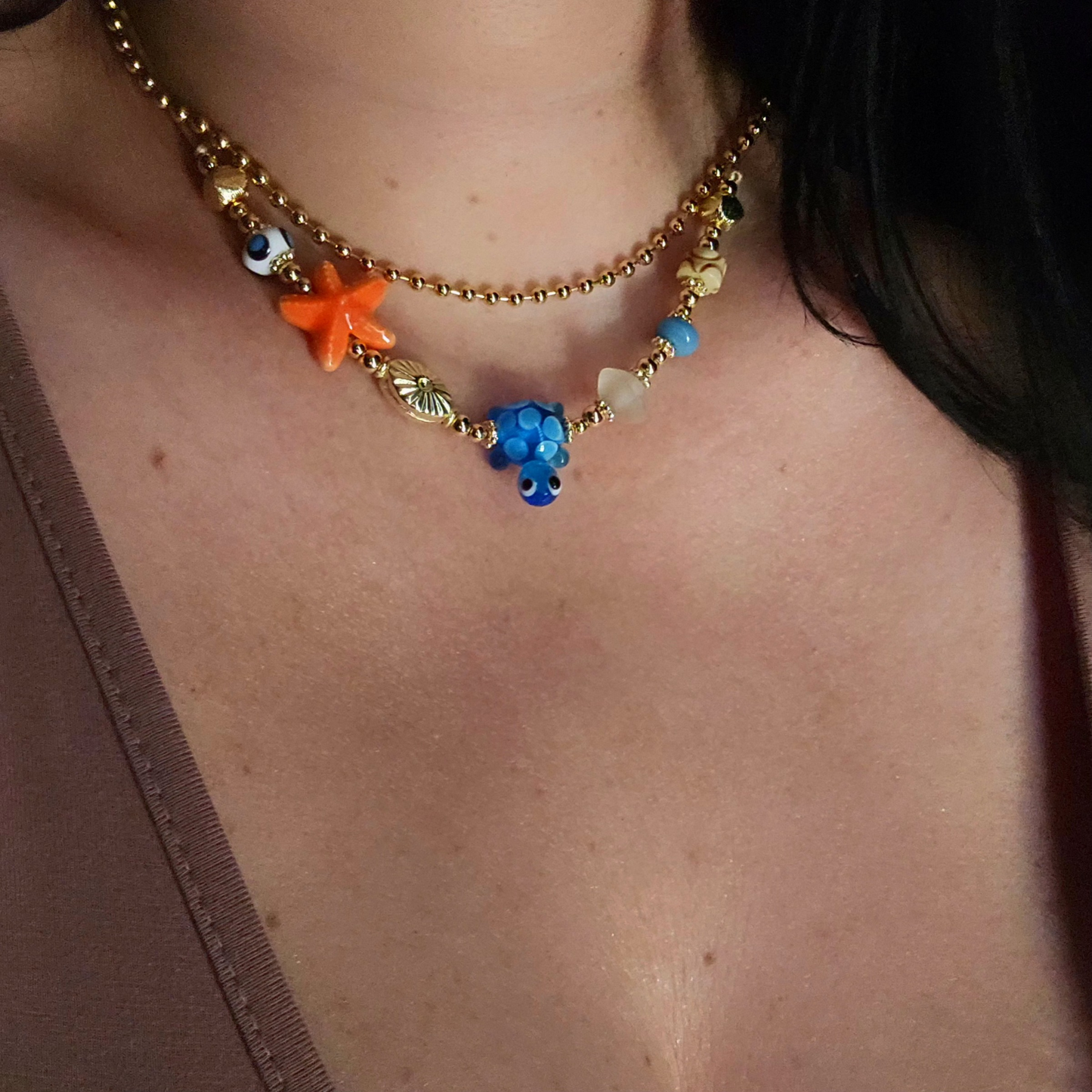 Turtle Cord Adjustable Necklace