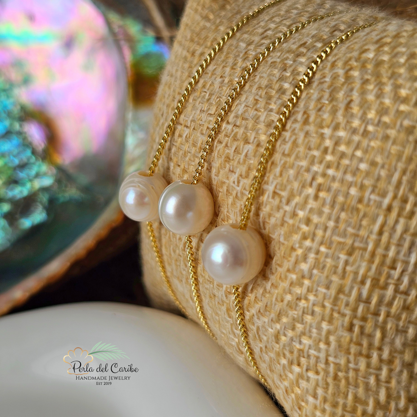 Minimalist Pearl Bracelet/ Sunshine