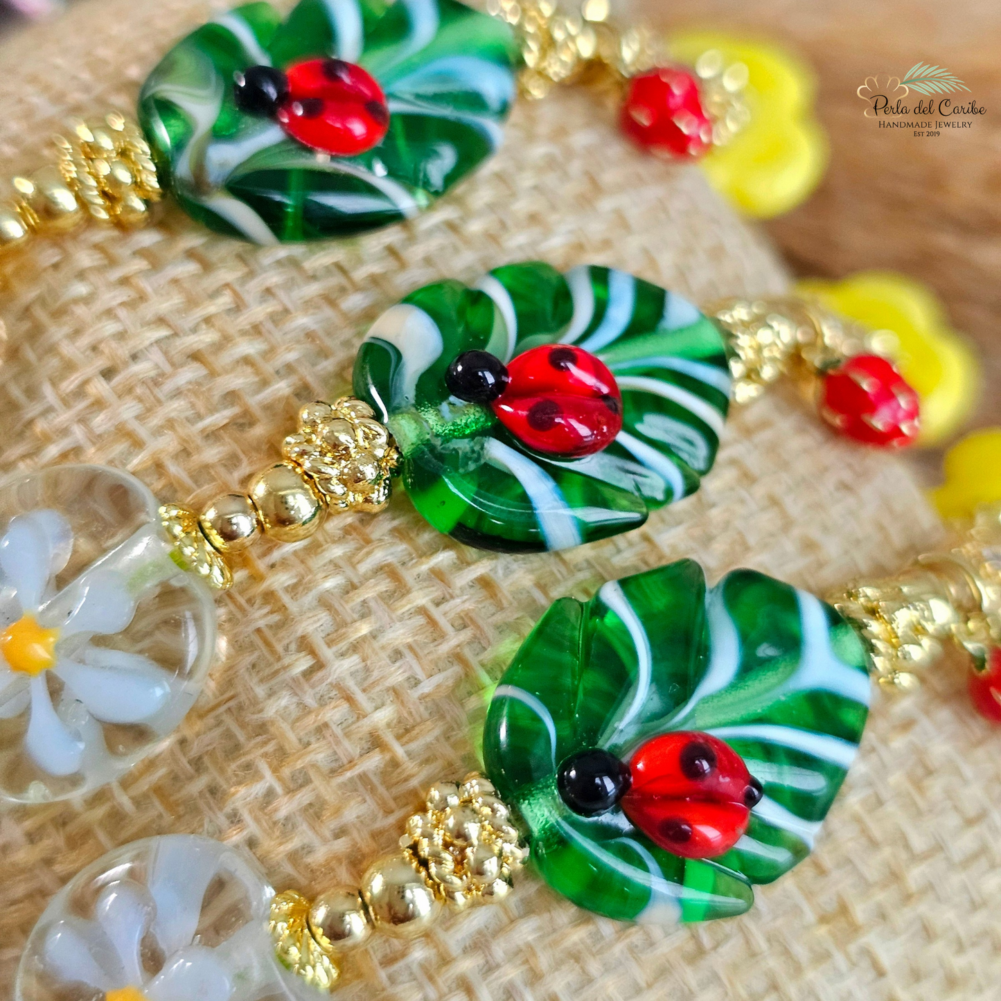 Blooming LadyBug Bracelet