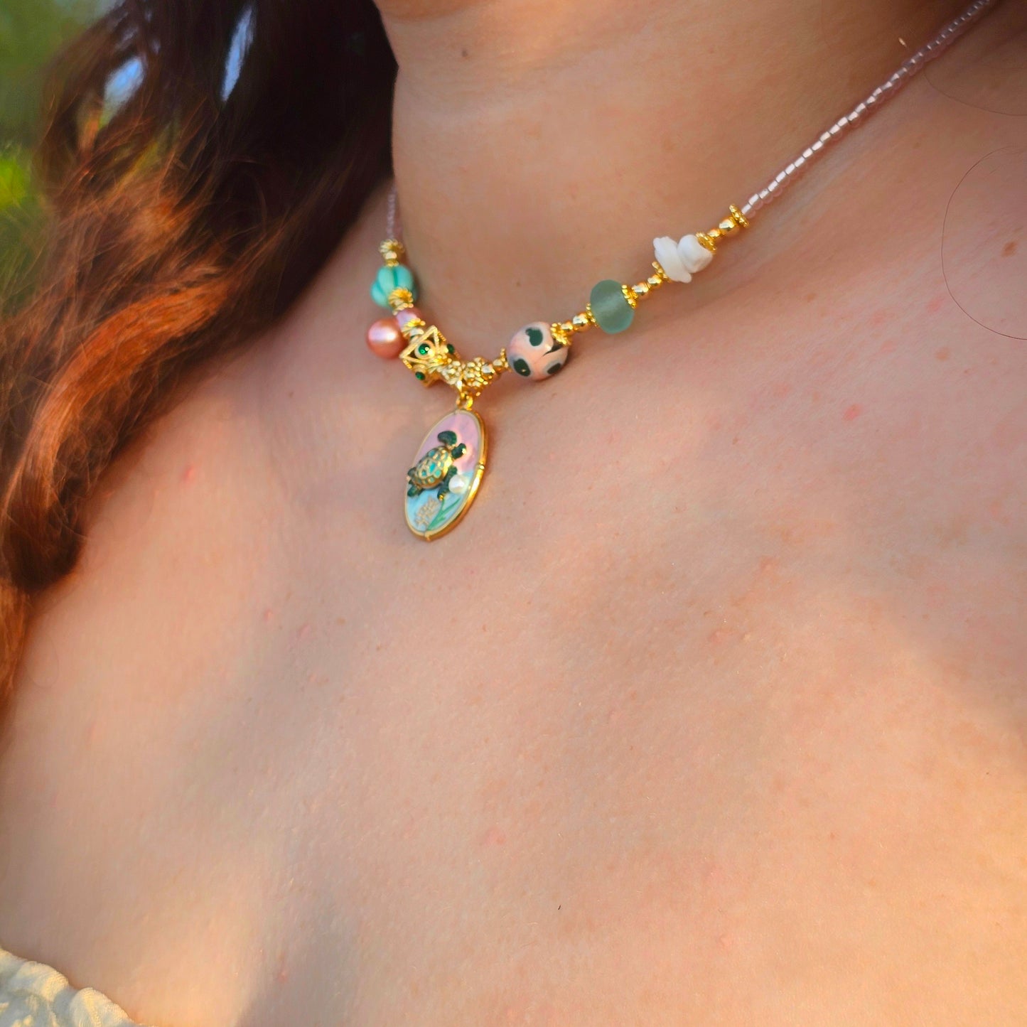 Vintage Turtle Necklace