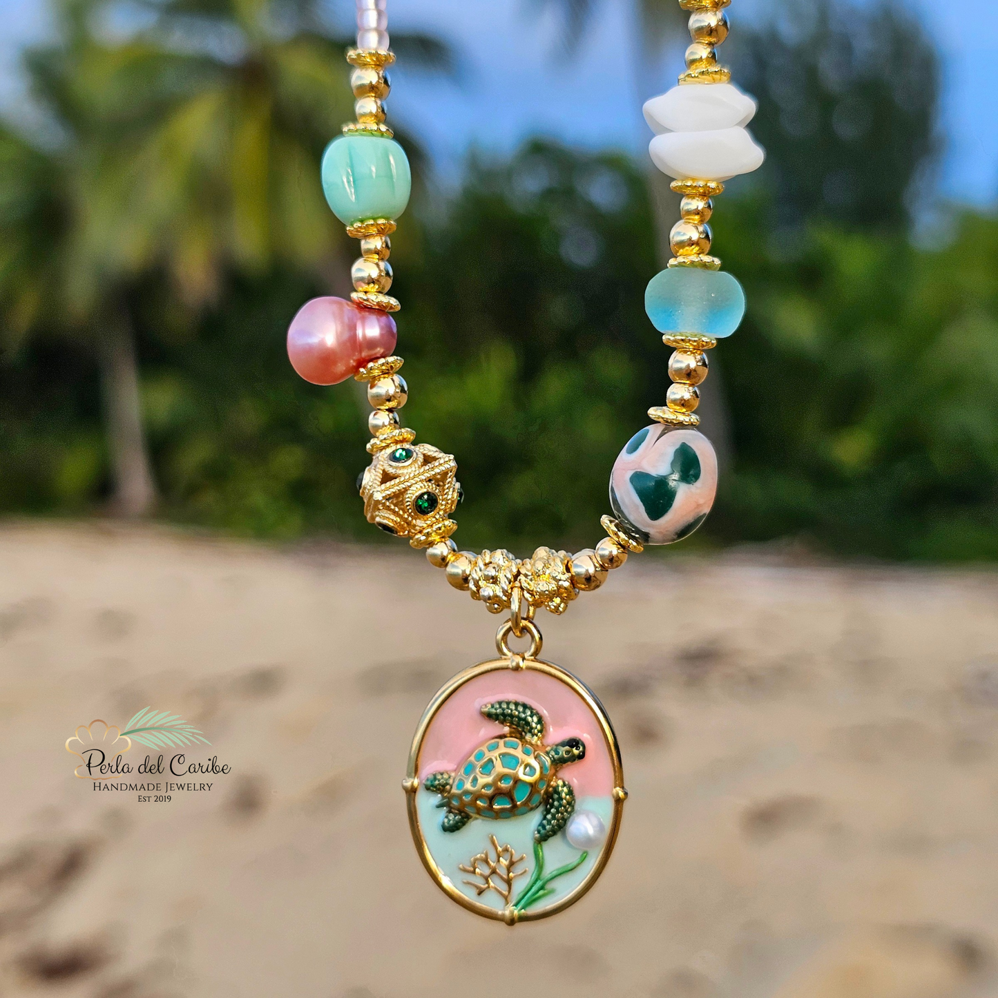 Vintage Turtle Necklace