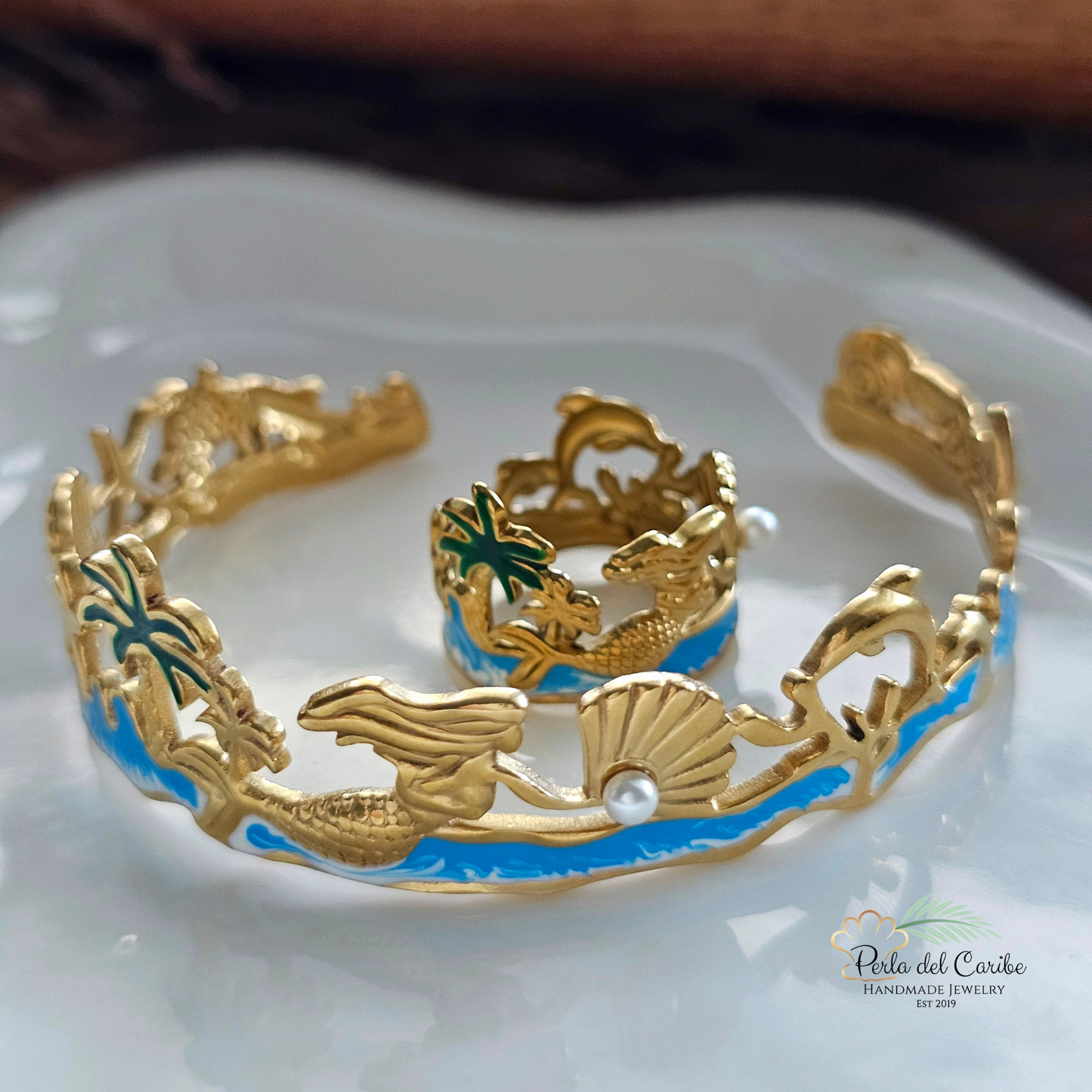 Mermaid Paradise Adjustable Bangle