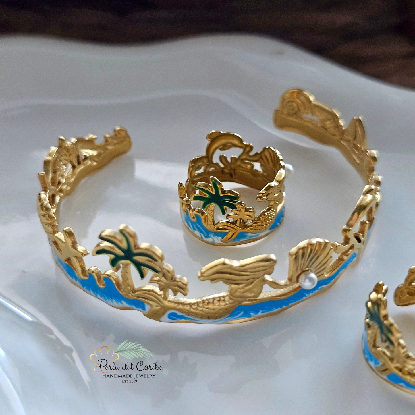 Mermaid Paradise Adjustable Bangle