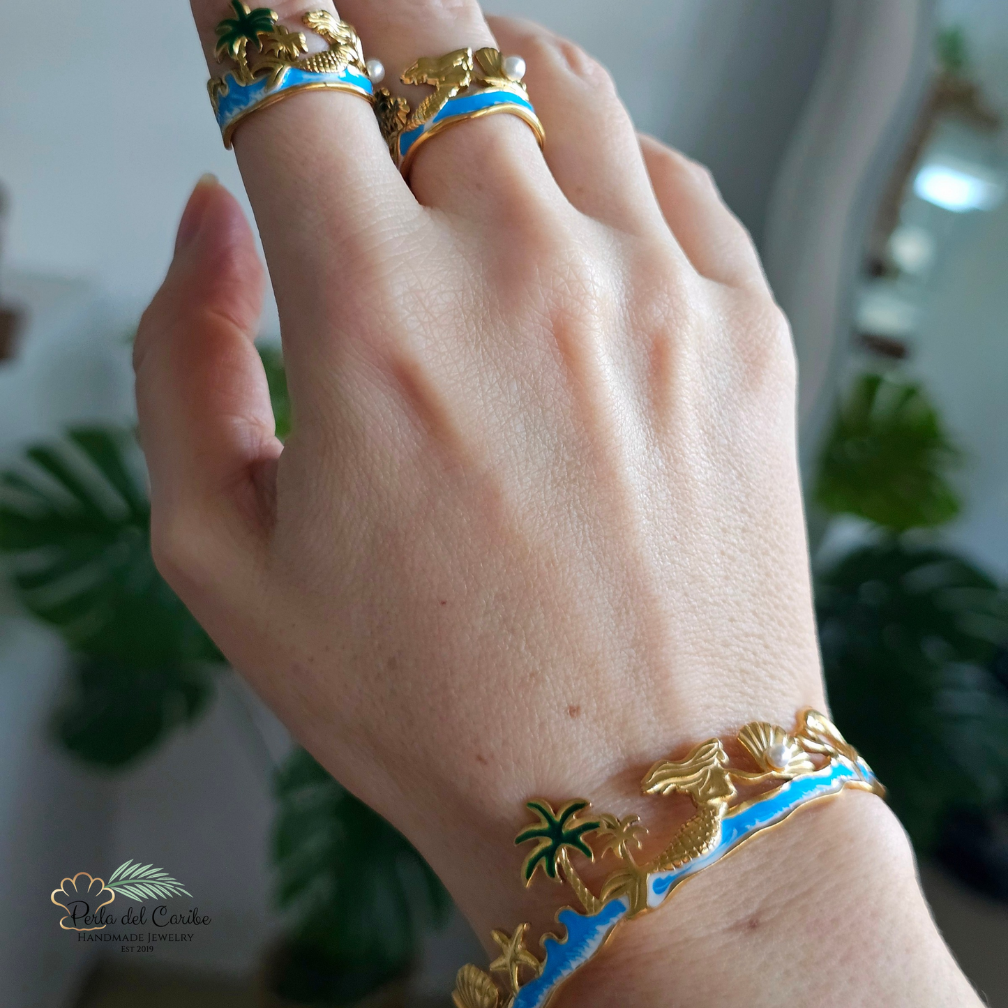 Mermaid Paradise Adjustable Bangle