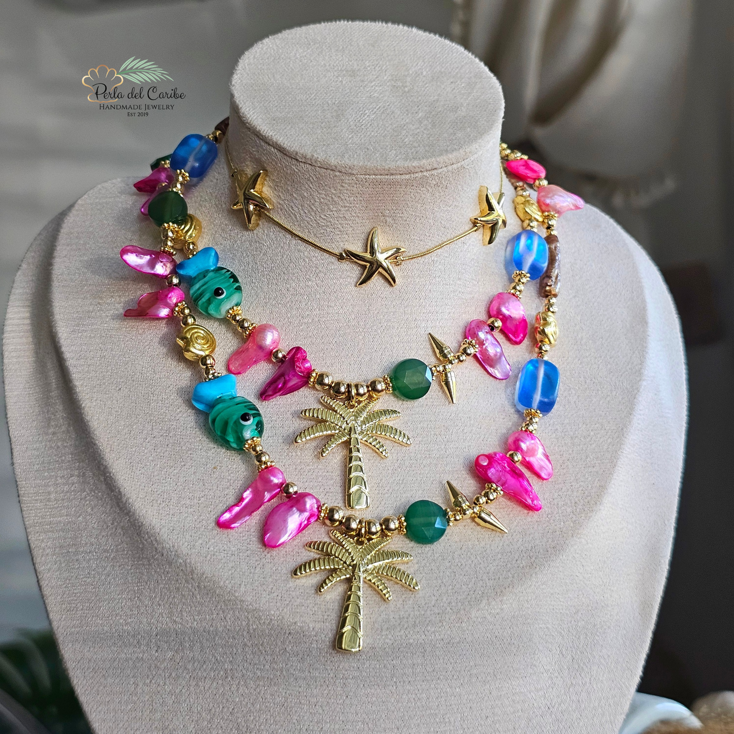 Palma Dorada Pearl Necklace