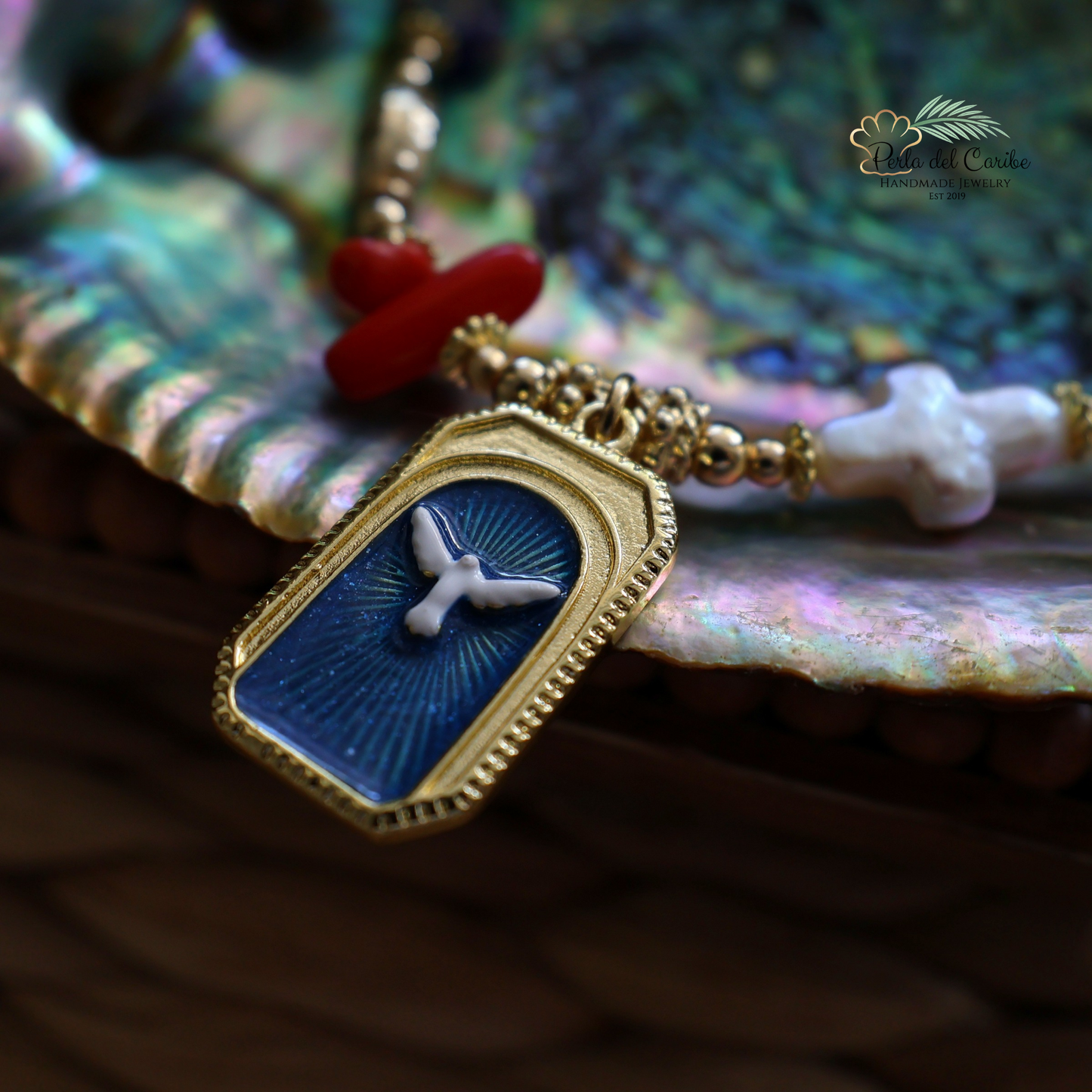 Espíritu Santo Millefiori Necklace