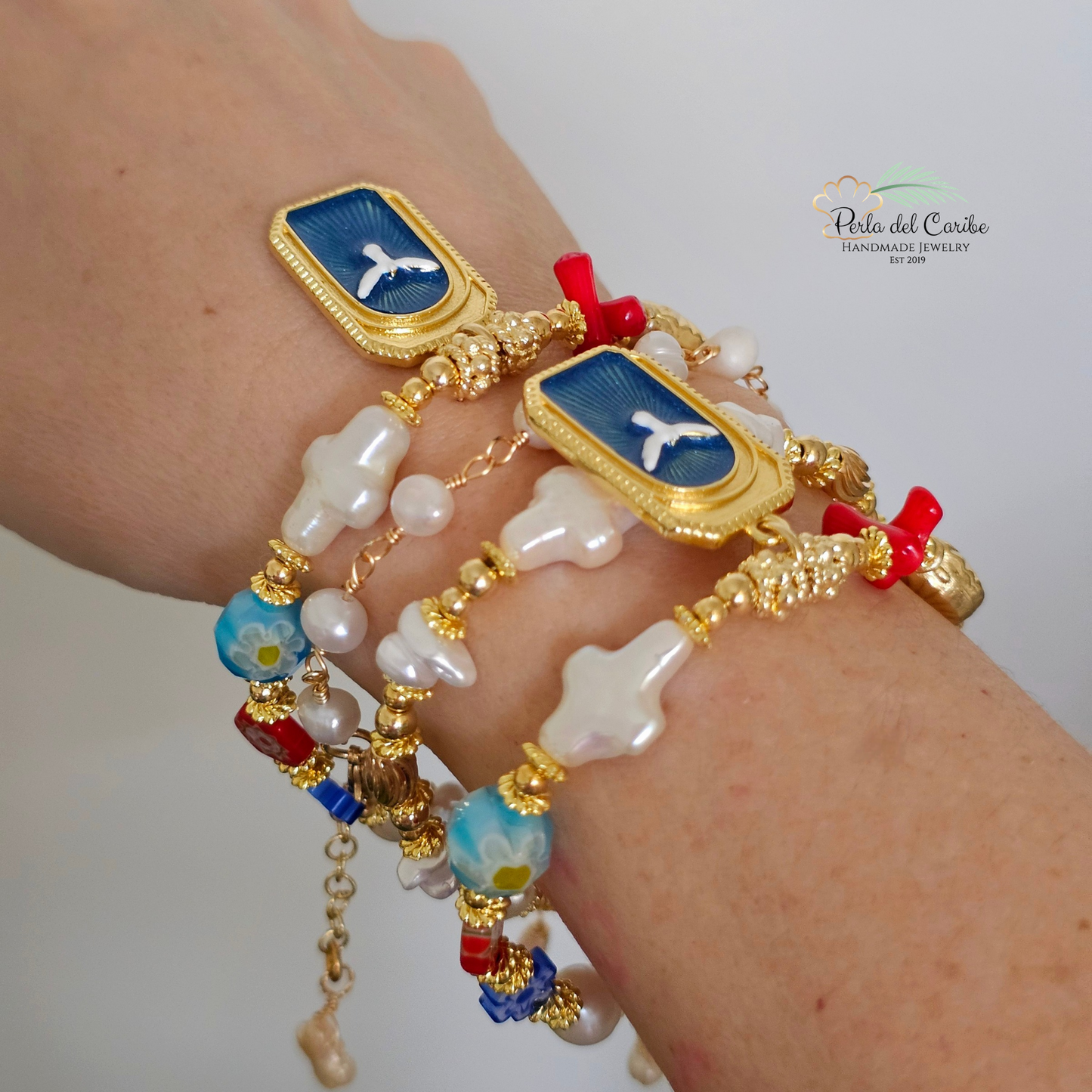 Espíritu Santo Millefiori Bracelet